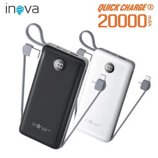 INOVA power bank 20000 mah turbo Carregador Portátil Universal Original 10000mAh Com cabo de dados