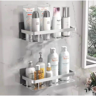 Kit 2 SUPORTE PARA SHAMPOO PARA USO NO BANHEIRO NA PAREDE de alumínio suporte organizador