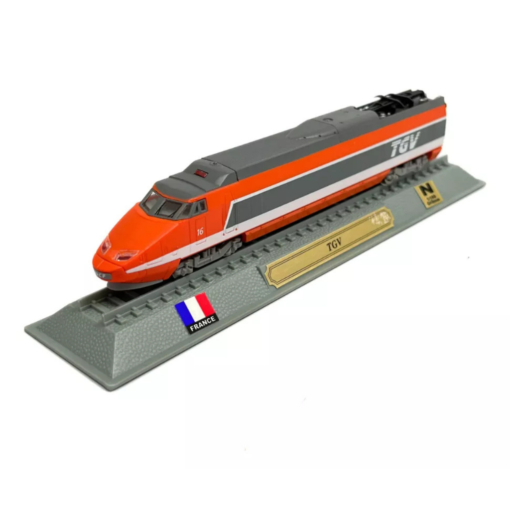 Miniatura Trem Locomotivas Do Mundo TGV (França) - Del Prado | Shopee ...