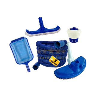 Kit Acessórios Para Limpeza de Piscinas Pequenas