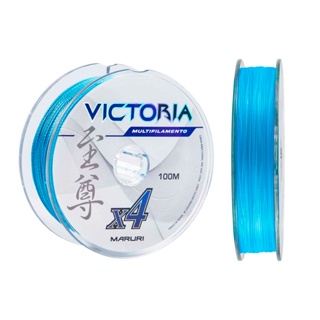 Linha Multifilamento Victoria X Mts Azul Maruri Mm Shopee Brasil