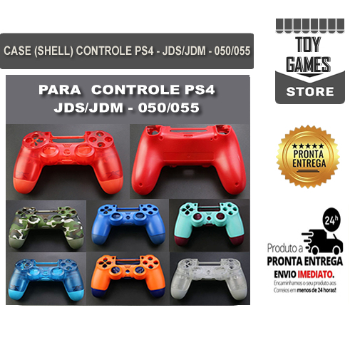 CASE SHELL CONTROLE PS4 PARA MODELO JDS-JDM / 050-055 | Shopee Brasil
