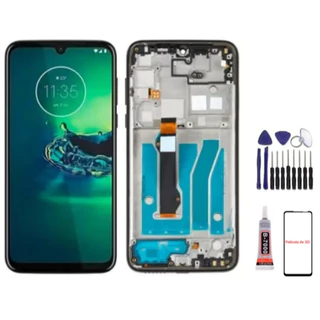Display Tela Frontal Touch Completo Compatível Moto G8 Plus Xt2019-2 Original