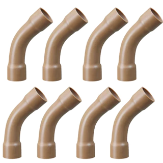 Pacote 15 unid Curva PVC 45º Soldável 25mm Fortlev em Oferta na Shopee