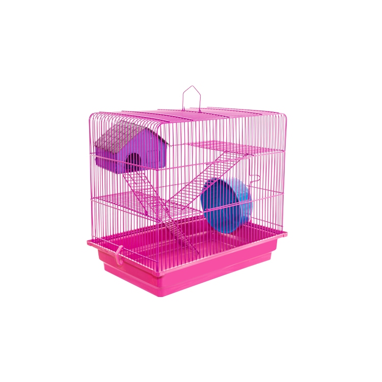 Gaiola Para Hamster Topolino Anão Russo Roedores Colorida Completa 3 ...