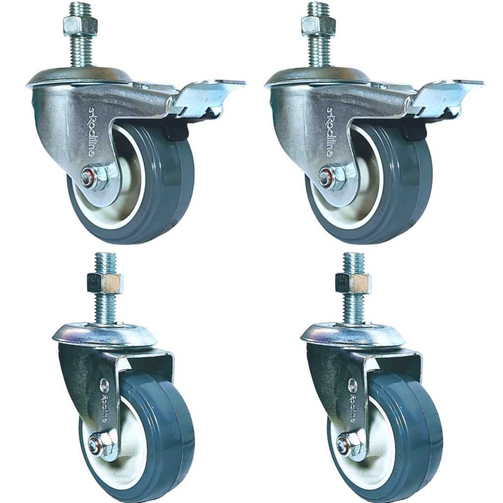 Rodas de 3" pol. Para Máquina De Assar Frango carne bal