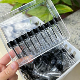 Kit 100 Frasco 4ml Flaconete c/ Tampa Amostra de Perfume Provador Demonstrador Vazio Pet Refil em Oferta na Shopee