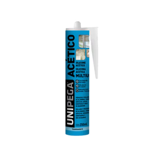 Silicone Acético Multiuso 250ml Incolor Unipega