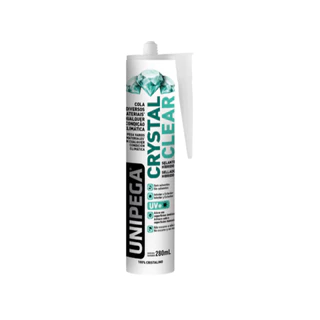 Selante Crystal Clear 280ml/288g Incolor Unipega