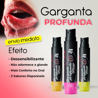 Garganta Profunda Spray Extra Forte 18ml Dessensibilizante Sexo Oral