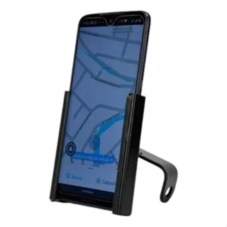 Suporte de Telefone Celular de Aço Preto Para Motos e Bicicletas em Oferta na Shopee