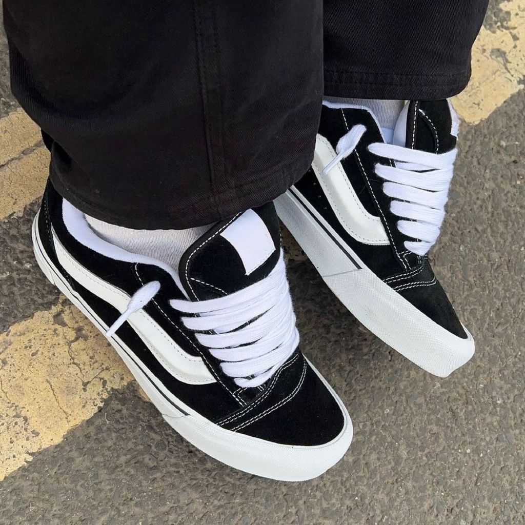 Tênis KNU Viva Original Vintage Tênis Masculino Feminino Casual Skate Preto E Branco Lançamento Promoção !