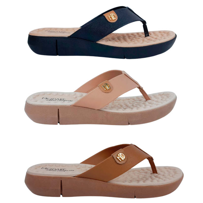 Chinelo Modare Conforto Feminino Ortopédico Anatômico Para Esporão e ...