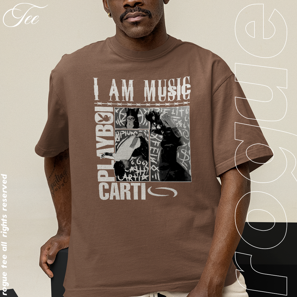 洋楽 playboi carti MUSIC T-SHIRT BOX SET Camiseta Basica e OVERSIZED Playboi Carti I Am Music Novo