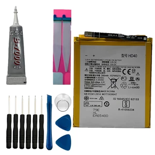 Kit Reparo + Bat. HD40 Compativel com Moto Z2 Force