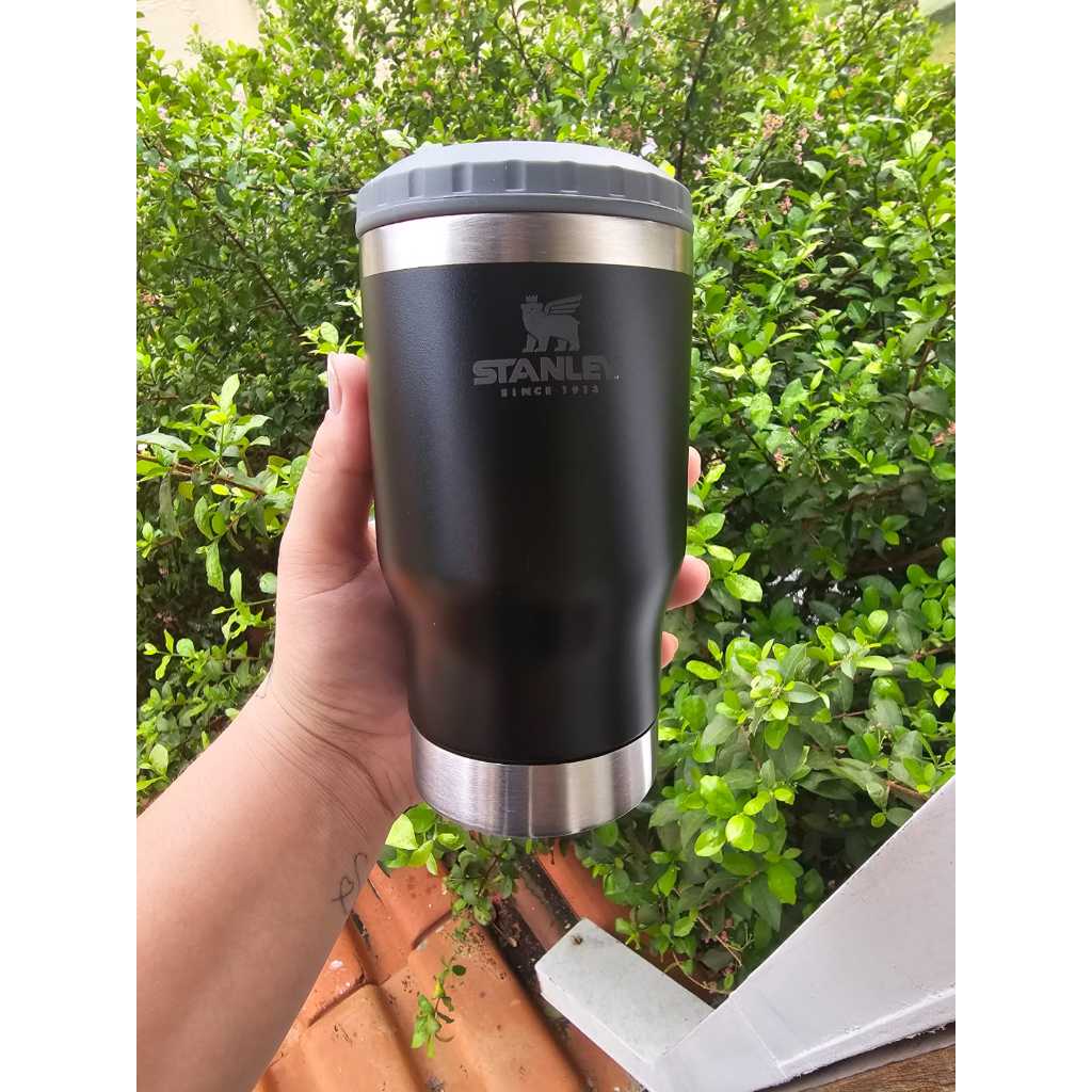 Copo Térmico Porta Latinha Long Neck Aço Inox Tampa Dupla STANLEY ...