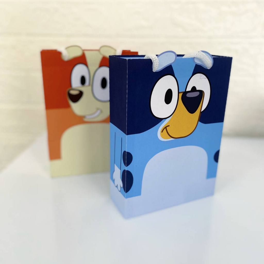 Sacolinha Personalizada Bluey e Bingo - Lembrancinha de aniversário