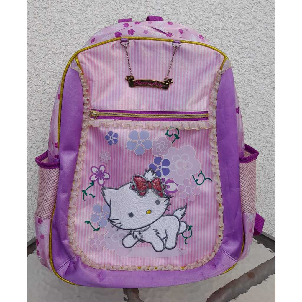 Mochila Hello Kitty Bolsa Antiga Mochila Vintage Coleção (Leia ...