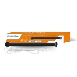Motor Tubular Inteligente Zigbee Novadigital Automação de Cortinas com Controle App