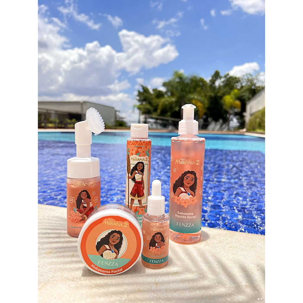 MOANA クレンジング　洗顔ソープセット Kit C/ 8 Produtos De Skincare Moana 2 Fenzza Disney Lançamento