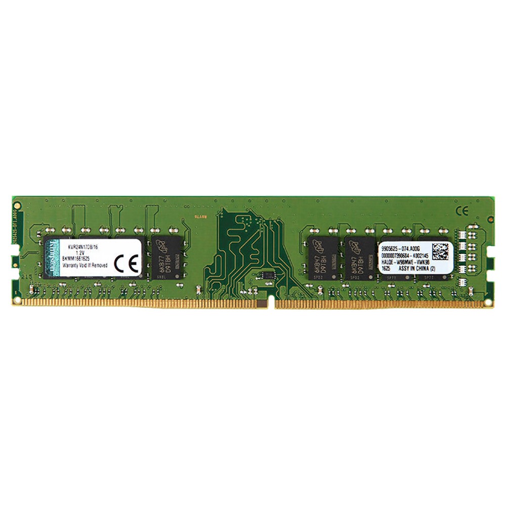 Memória RAM para PC DDR4 16GB 2400MHz Kingston - KVR24N17S8/16