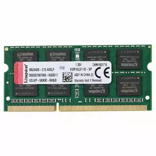 Memória RAM para Notebook DDR3L 8GB 1600MHz Kingston - KVR16LS11/8