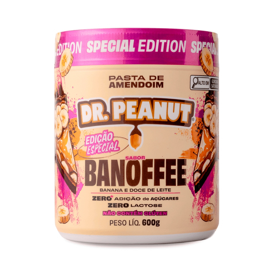 Pasta de Amendoim - 600g - Zero Lactose - Dr. Peanut