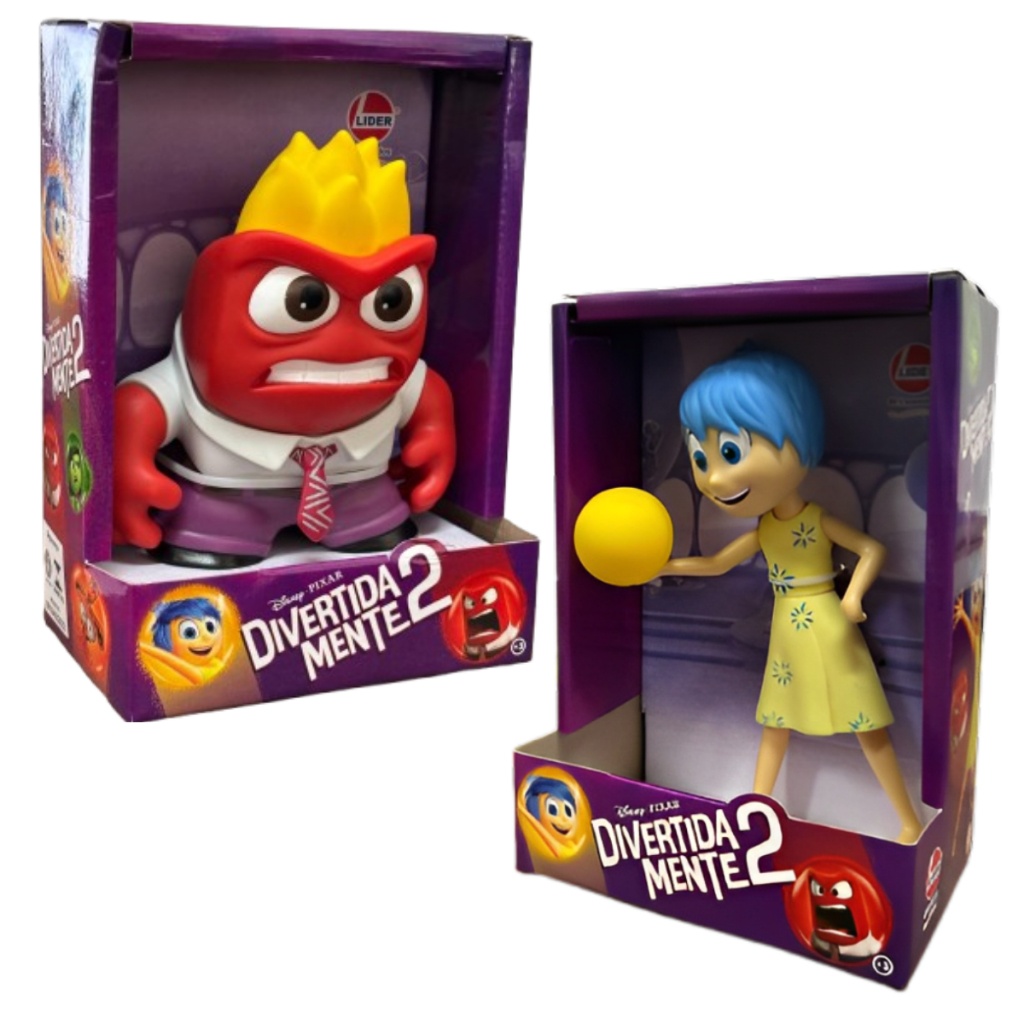 Boneco Divertidamente 2 Raiva Ou Alegria 18cm Original Vinil Disney ...