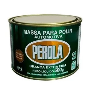 Massa Polir Perola Branca 500g