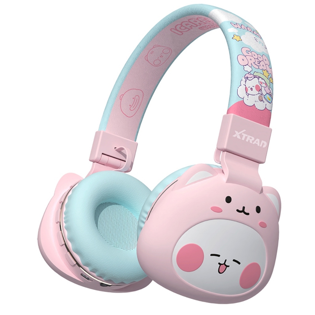 雪兎 Fone de Ouvido Bluetooth Infantil Bichinhos para criança - B-19 Z