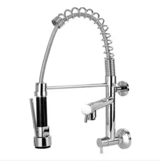 Torneira Cozinha Gourmet Monocomando Parede Extensivel Cromado 15266