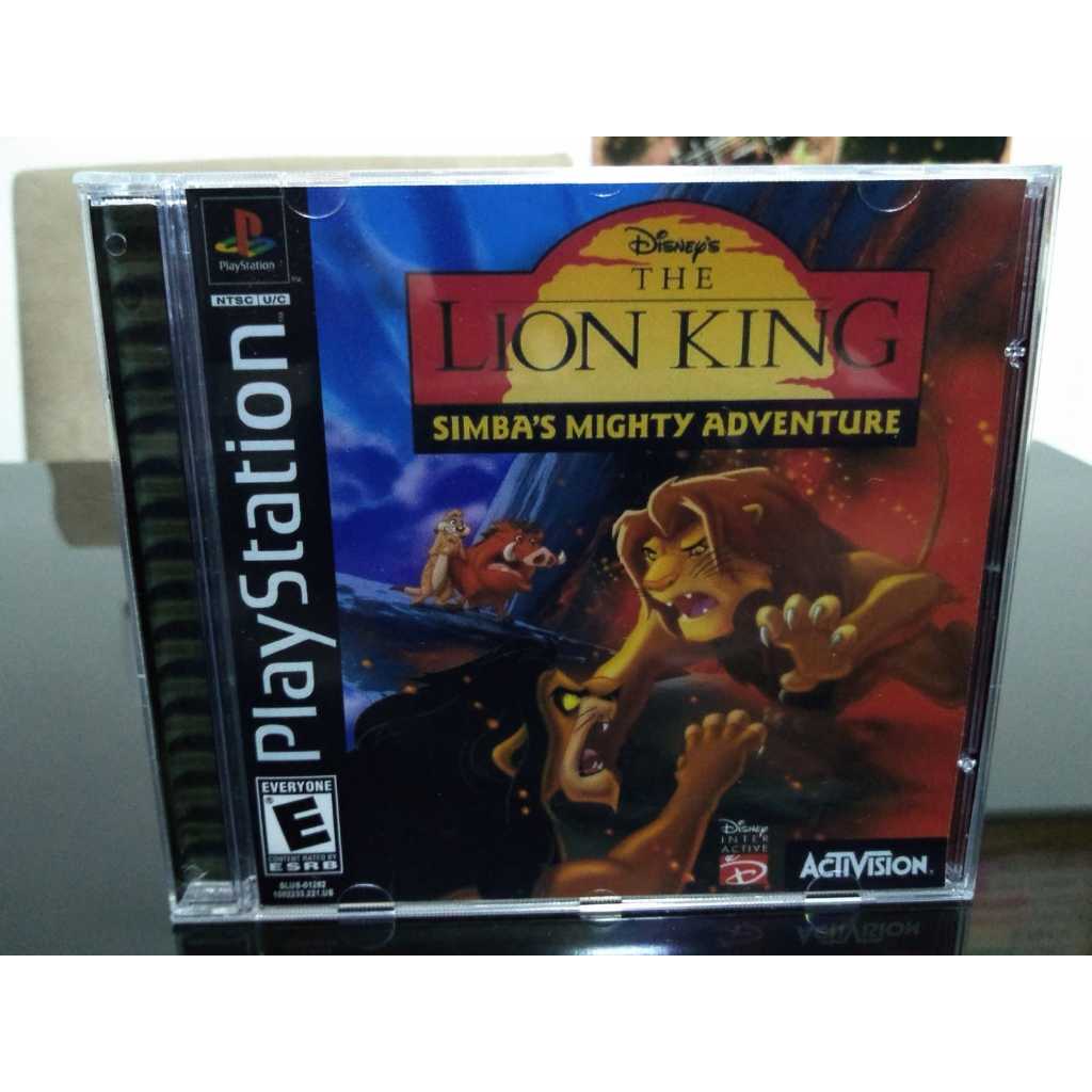 The Lion king Simba's Mighty Adventure (Patch) - PS1 midia preta ...