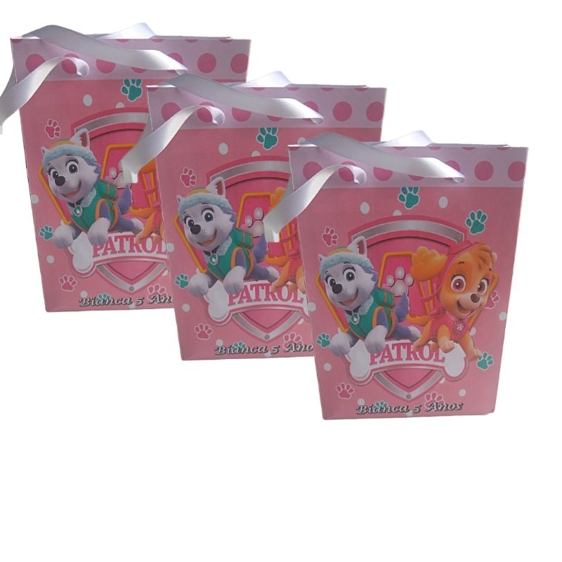 Sacola Personalizada Skye E Everest Lembrancinha De Festa | Shopee Brasil