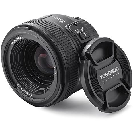 Lente Yongnuo Yn 35mm F/2 Autofoco Para Câmeras Canon Ou Nikon