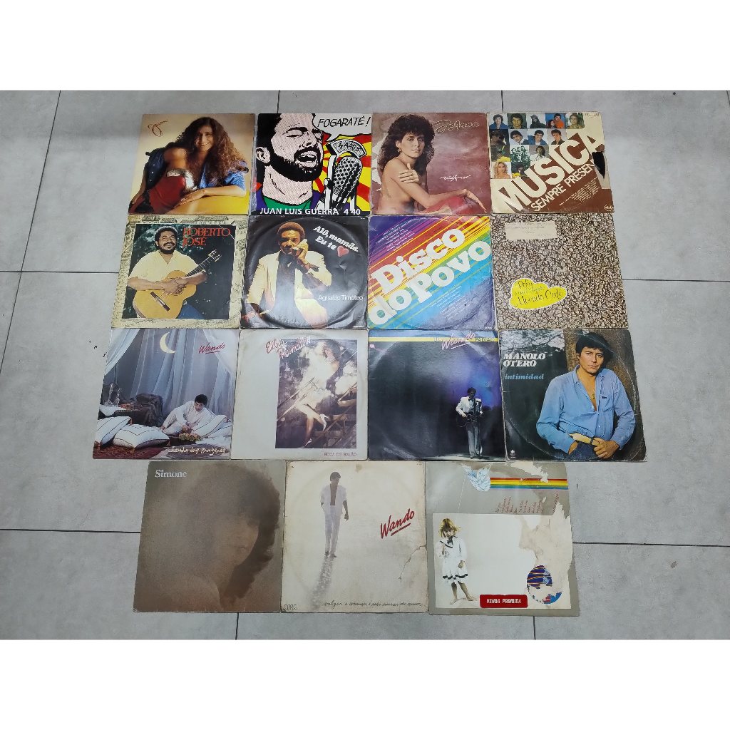15 lp disco vinil mpb pop rock sertanejo decoração festa | Shopee Brasil