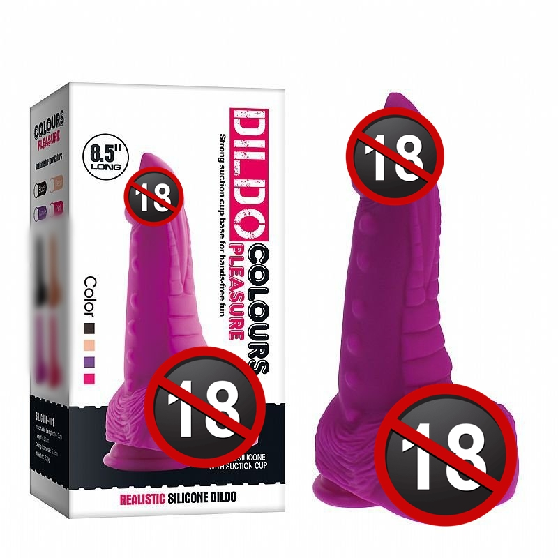 Dildo Dragon Pênis Realístico Dragão Silicone Rosa Borracha Ventosa Consolo Fetiche