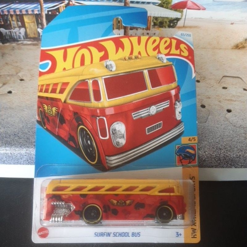 SURFIN' SCHOOL BUS HW City Hot Wheels - Carte endommagée EUR 6,55
