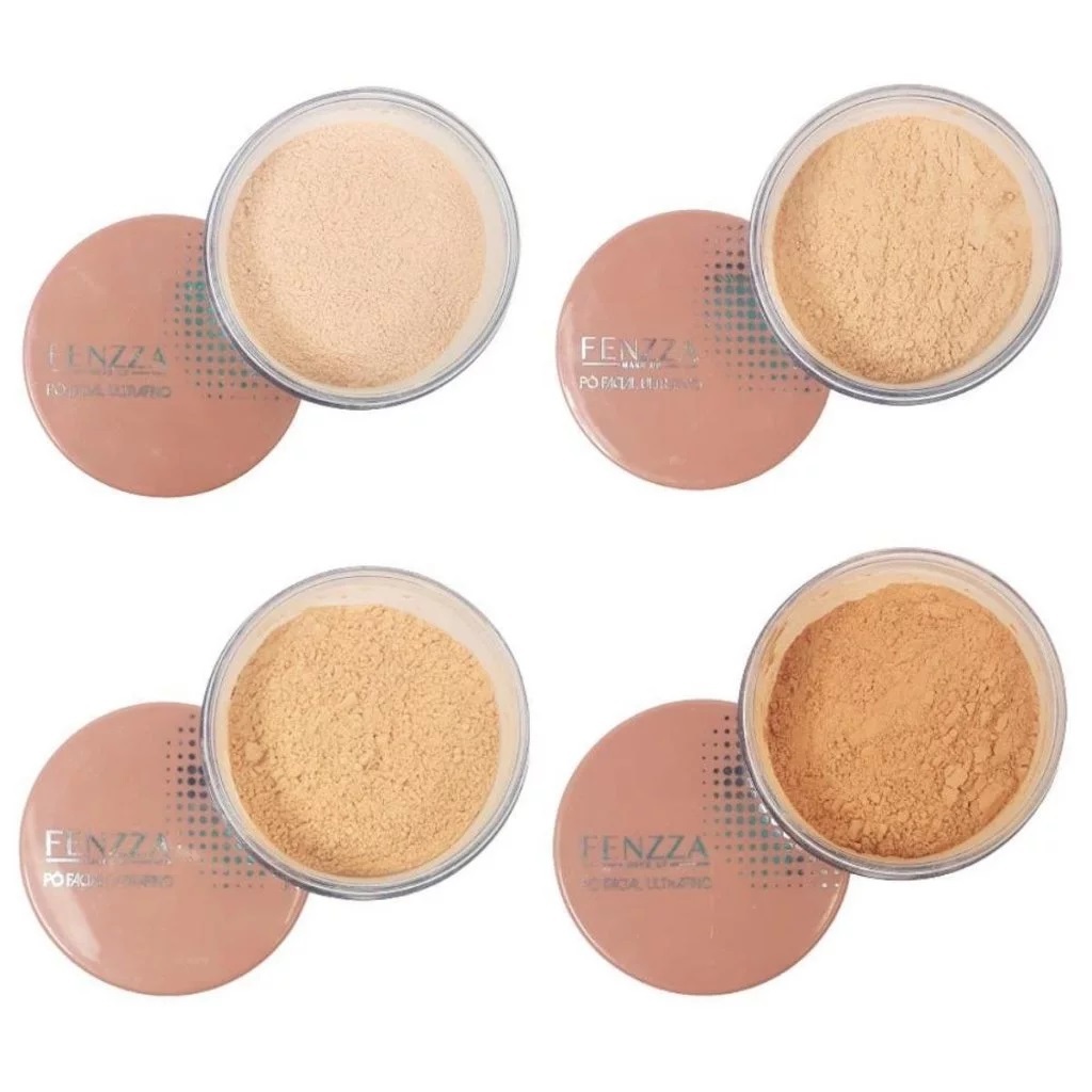 Pó Facial Ultrafino Fenzza FZ34016/FZ34010 | Shopee Brasil