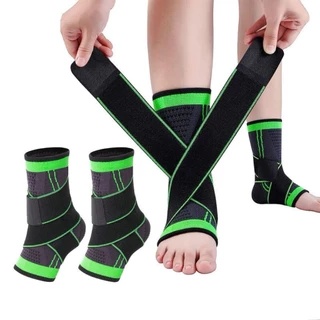 Kit 2 peças/Tornozeleira Munhequeira  Ortopedica Compressão Estabilizadora Elastica Esportes Futebol Cross Fit em Oferta na Shopee