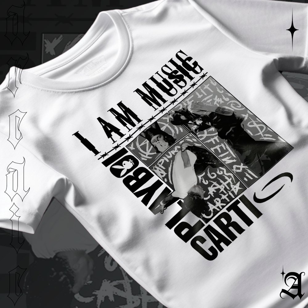 Camiseta Basica Algodao I Am Music Lançamento Terceiro Álbum