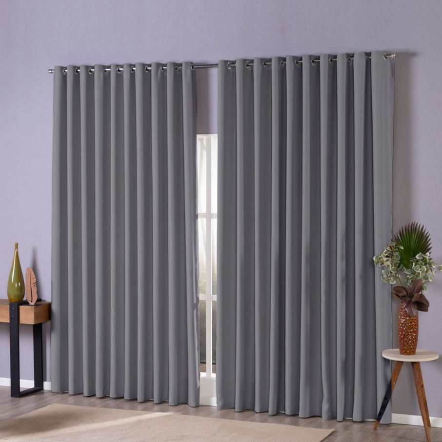 Cortina Blackout Em Tecido Corta Luz Premium Varios Tamanhos Para Sala e Quarto