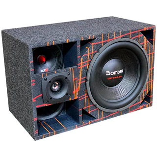Caixa Trio 4 Vias Completa Automotiva Som Subwoofer Medio Agudo - Corneta Tweeter