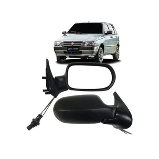 Retrovisor Uno Mille Fire Flex 2005 a 2010 4 Portas Com Controle Interno Unidade ou Par