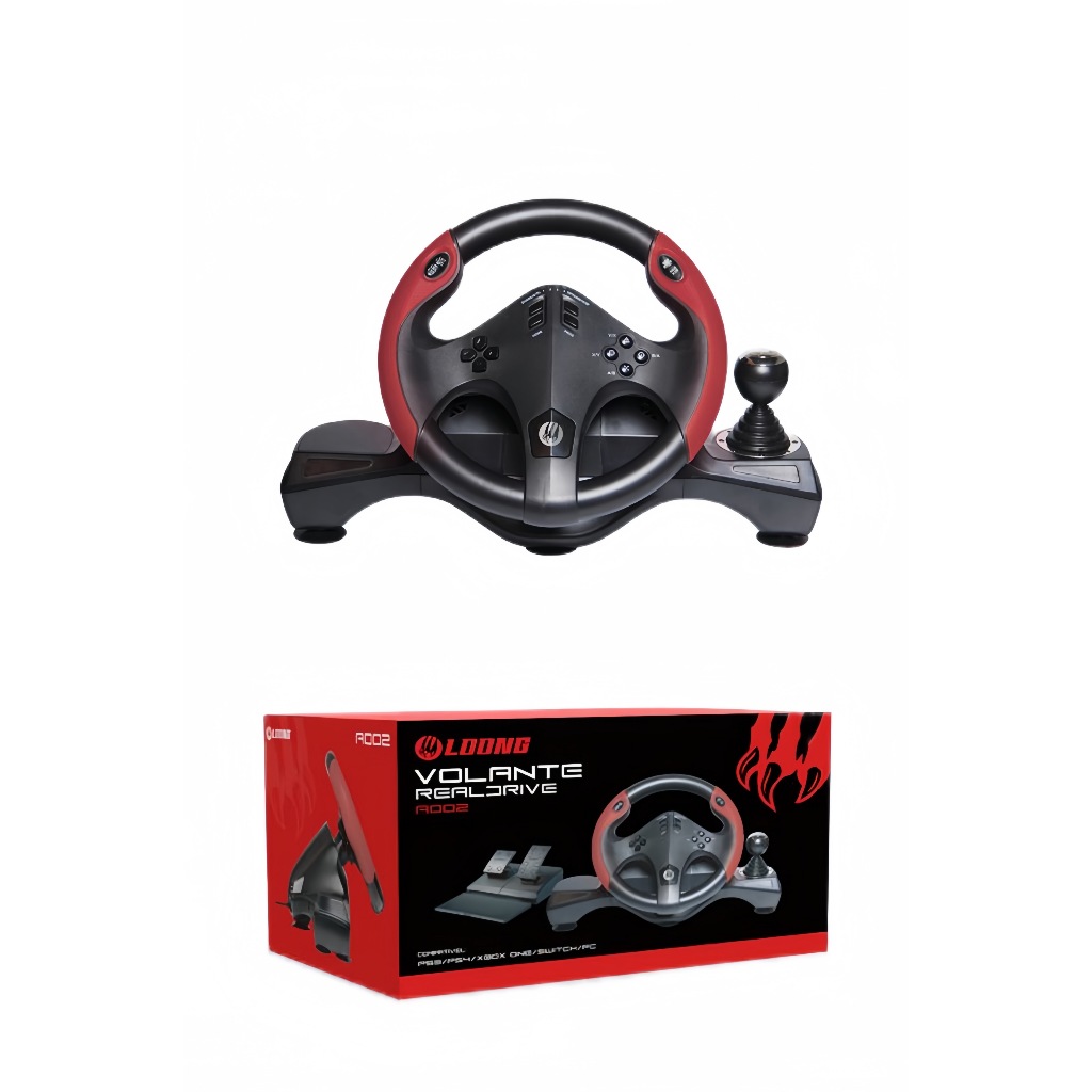 Volante Gamer Pedal Driving Force Para Ps4, Ps3, Switch E Pc | Shopee ...