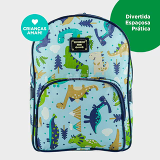 Mochila Maternidade Dinossauro Para Passeio Escola Creche Menina ou Menino em Oferta na Shopee