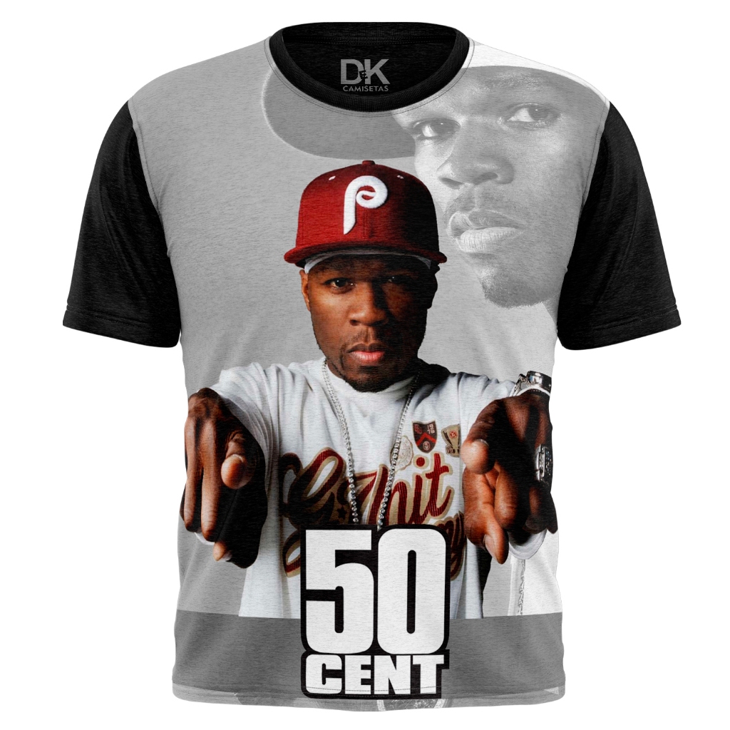 Camisa camiseta Rappers Rap hip hop 50 cent eminem racionais