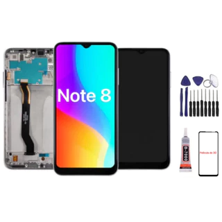 Tela Display Touch Frontal Lcd Xiaomi Redmi Note 8 M1908c3jg Com Aro E Sem Aro A Pronta Entrega