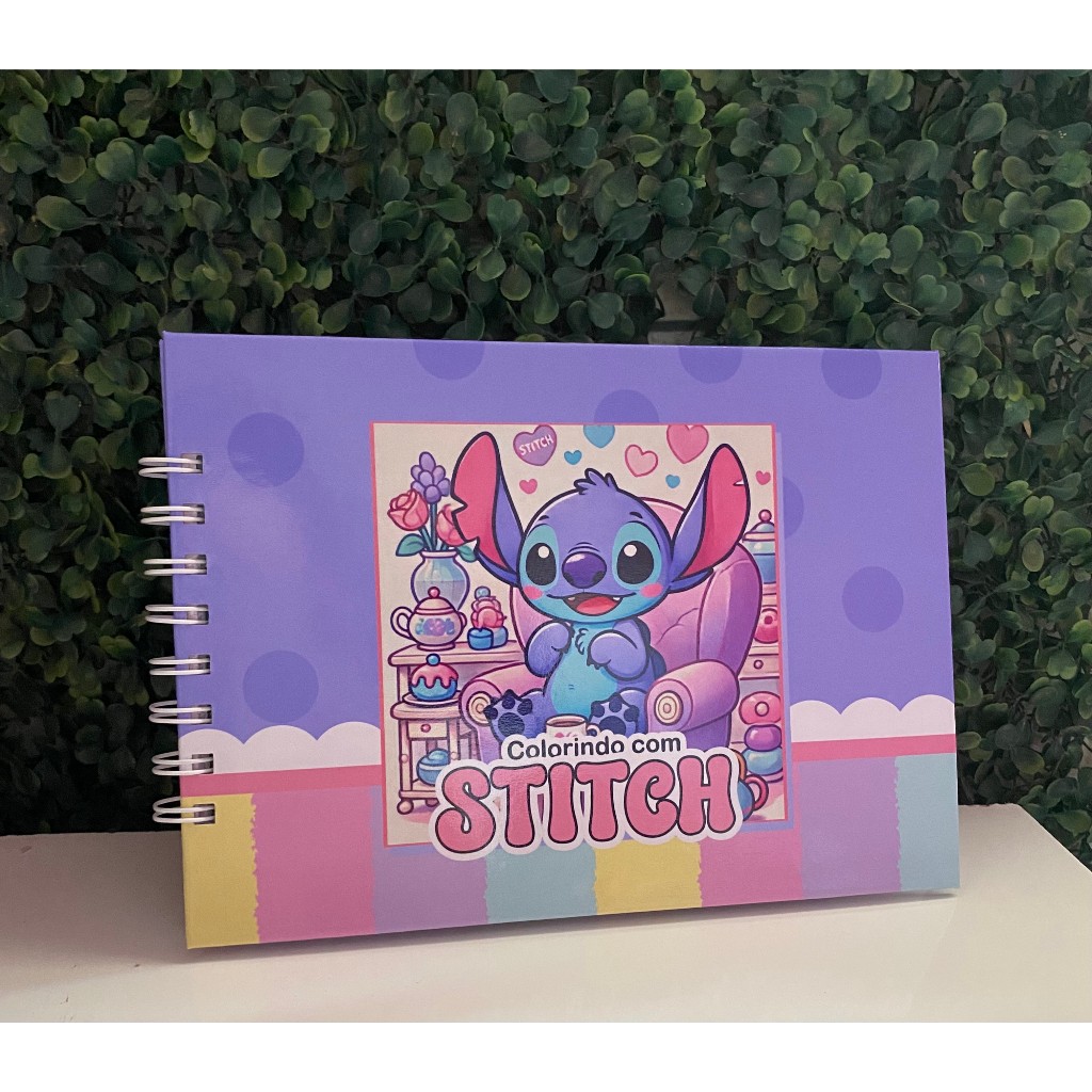 Livro de colorir stitch - estilo bobbie goods