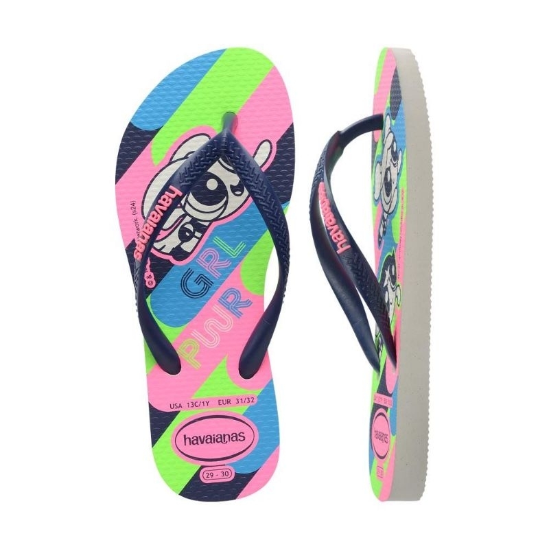 Chinelo Kids Slim Meninas Super Poderosas Powerpuff Girls Shopee