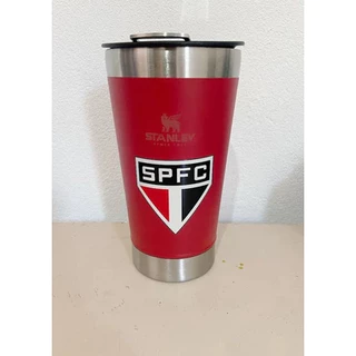 ENVIO NO MESMO DIA Copo Térmica de Time/ São Paulo/ Personalizado com tampa e abridor 473ml-PROMOÇÃOAQUI